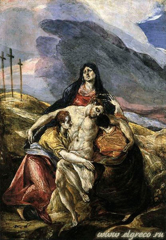 Пьета, или Оплакивание Христа. Доменико Эль Греко