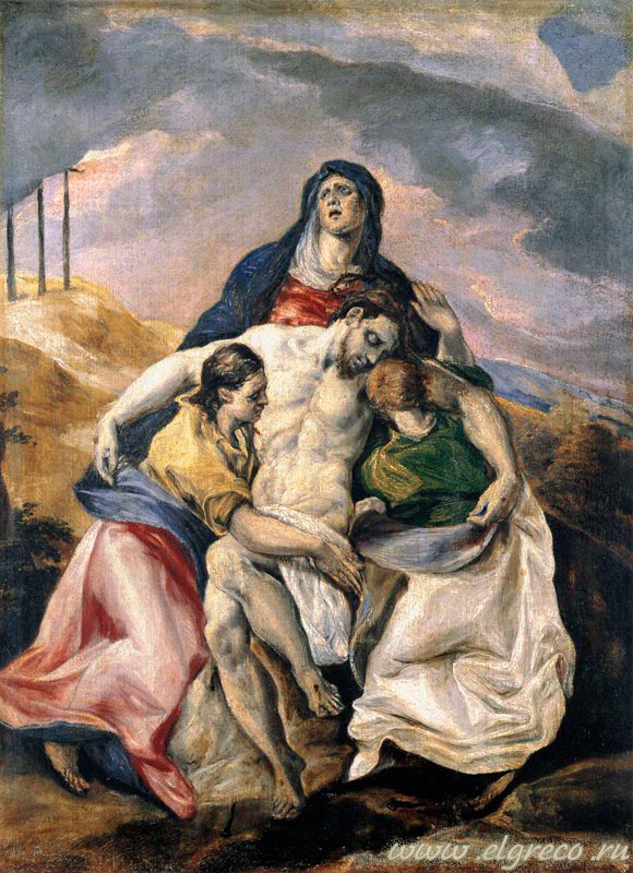Пьета, или Оплакивание Христа. Доменико Эль Греко